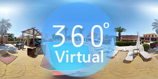 Blue Sea Hotel Agios Georgios Argyradon 360 panorama panoramic view