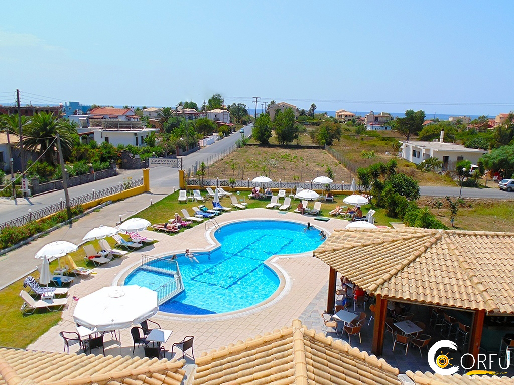 Corfu Hotels -  - Tzevenos Hotel Agios Georgios Argyradon