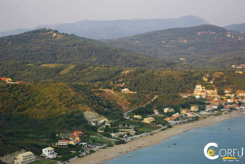 Traveler: Mico Rikic at Beach Agios Georgios(Saint George) Pagon